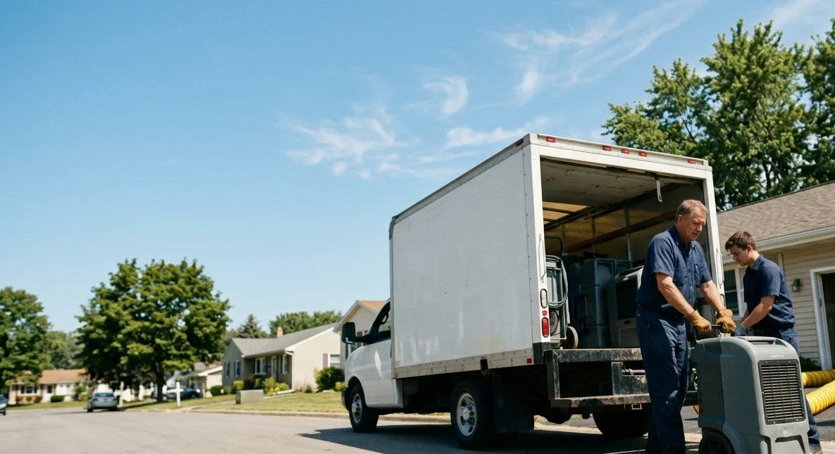 Water Damage Cleanup in Parkman, OH near me
